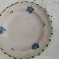 Antico piatto ceramica abruzzo