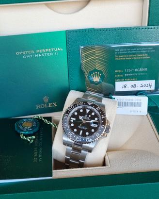 ROLEX GMT MASTER II 126710GRNR BRUCE WAYNE 2024