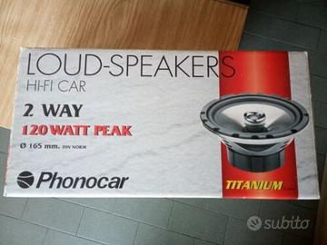 Phonocar Altoparlanti Loud Speakers 2way 120watt