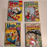 Lotto 4 fumetti Mega Disney Paperino Zio Paperone