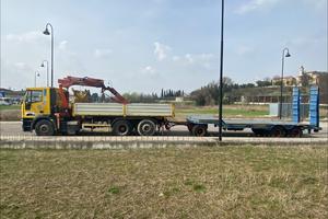 Iveco Eurotech 240E34 con carrellone Cometto 3 ass