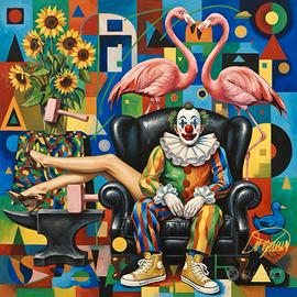 Quadro Moderno Astratto - 40x40