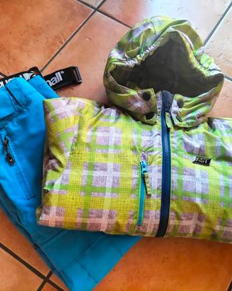 completo sci unisex 9/10 anni