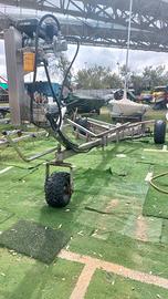 Carrello alaggio motorizzato per barca