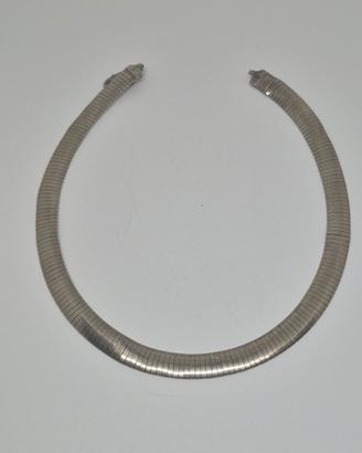 Collana Argento 925 40g Cobra Omega 
