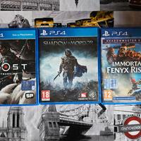 Set 3 Giochi PS4 - 30 giochi