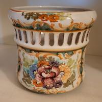 Portavaso Cachepot in ceramica Deruta 