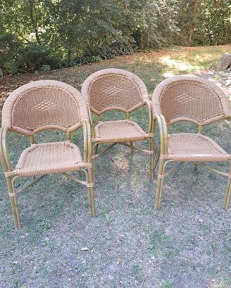 Set sedie da giardino