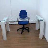 SCRIVANIA OPERATIVA IN VETRO