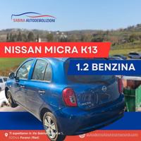 Nissan micra k13 1.2 benzina ricambi usati vettura