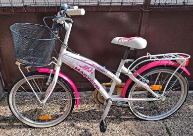 BICICLETTA DA BAMBINA CON CESTINO 6-12 ANNI