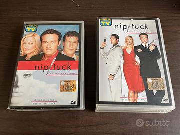 11 DVD NIP TUCK stagione 1-2 serie completa
