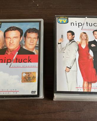 11 DVD NIP TUCK stagione 1-2 serie completa
