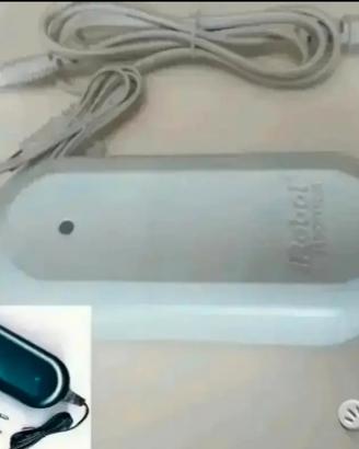 Alimentatore Adattatore per Roomba Bianco Nero 