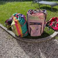 parapendio monoposto e biposto con imbracature