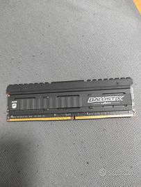 RAM 8GB Crucial ballistix 2666 mhz