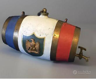 Botte / Barile antico tutta in ottone/ rame