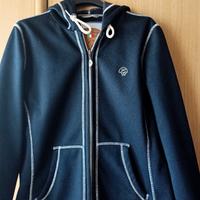 felpa con zip e cappuccio per equitazione 