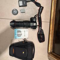 Canon EOS 450D (2Batterie, Obiettivo Sigma)