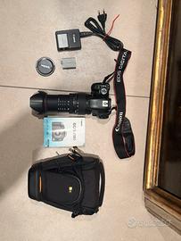 Canon EOS 450D (2Batterie, Obiettivo Sigma)