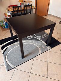 Tavolo allungabile ikea Bjursto con 6 sedie Stefan