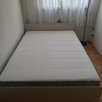 Letto matrimoniale completo IKEA con materasso