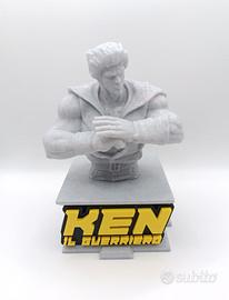 Ken il Guerriero Busto Ken Shiro Statua Busto 3D