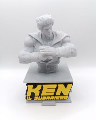 Ken il Guerriero Busto Ken Shiro Statua Busto 3D