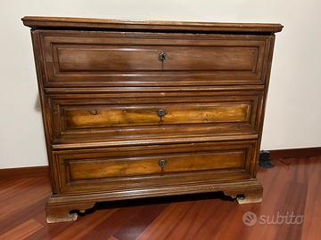 Antico Comò a ribalta di fine Ottocento