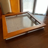 Vassoio quadrato Rafia/Pero - L’oca Nera