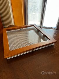 Vassoio quadrato Rafia/Pero - L’oca Nera