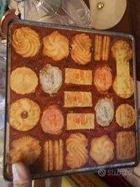 6 Scatole di latta d'epoca da collezione