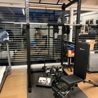 Power Rack multifunzione piu pesi