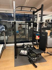Power Rack multifunzione piu pesi