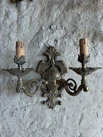 Appliques antiche in ottone