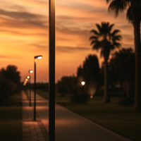 Lampione Solare 200 Watt. da esterno