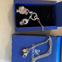 Collana e charm Swarovski nuovi originali