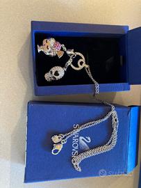 Collana e charm Swarovski nuovi originali