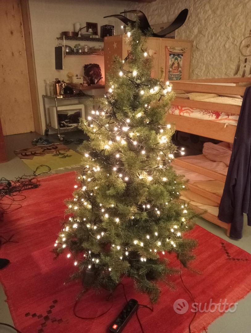 albero di natale con luci incorporate - Arredamento e Casalinghi In vendita  a Bologna