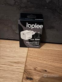 Caricatore USB-C ioplee 30W GaN MAI APERTO.