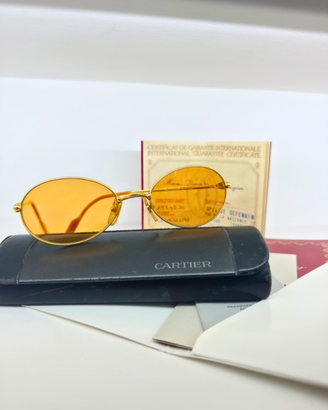 Cartier Vintage Saturn Gold Certificato Originalit