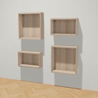 Ikea Besta Noce Grigio Solo Struttura 4 Moduli