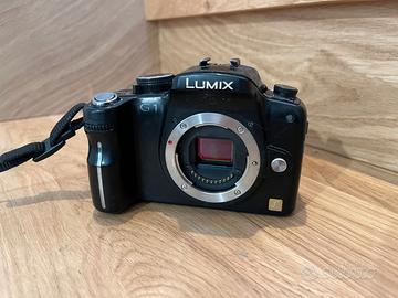 Lumix G1 mirrorless Micro 4/3 con batteria da test