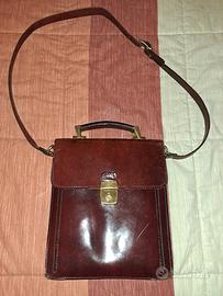 borsa tracolla vintage vero cuoio