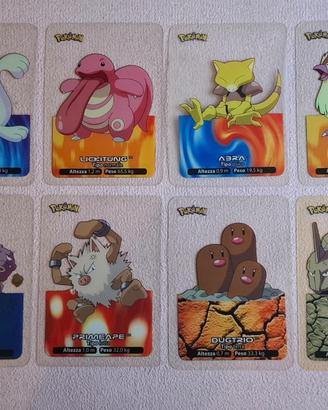 Lotto 8 Pokémon Lamincard Edibas 2005 Trasparenti 