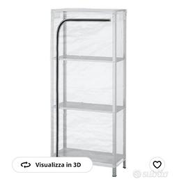 Copertura per scaffale ikea 60x27x140cm 3pz