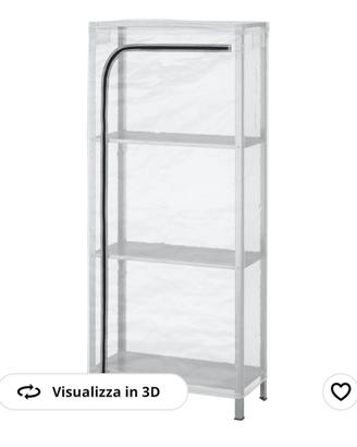Copertura per scaffale ikea 60x27x140cm 3pz