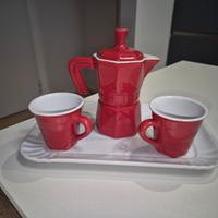 Servizio ceramica moka e tazzine Excelsa