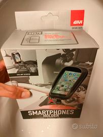 Supporto + Gancio GIVI S957B telefono moto