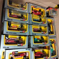 Macchinine Burago anni 80 in metallo 